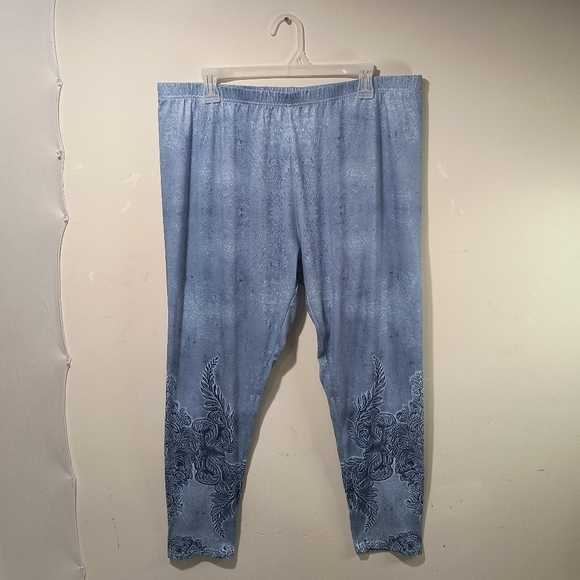 Women's 3XL Blue Sleepwear Pajama Pants - Picture 1 of 8